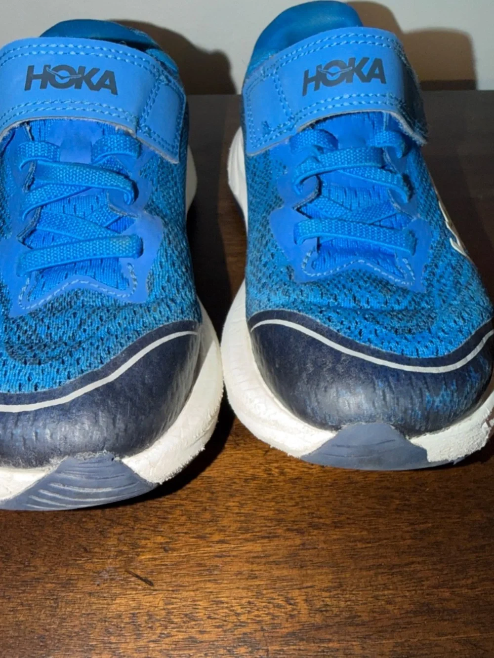 HOKA Rincon 4 Little Kids Size 1 Blue Running Shoes